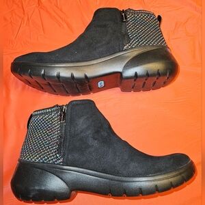 Bzees Karma Washable Boots w/Cloud Technology Black/Multi Color sz10 E.U.C.